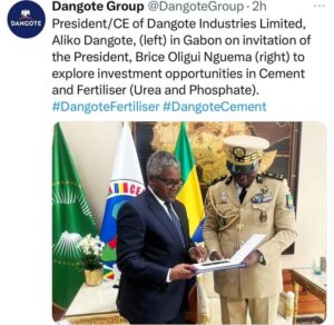 Dangote post